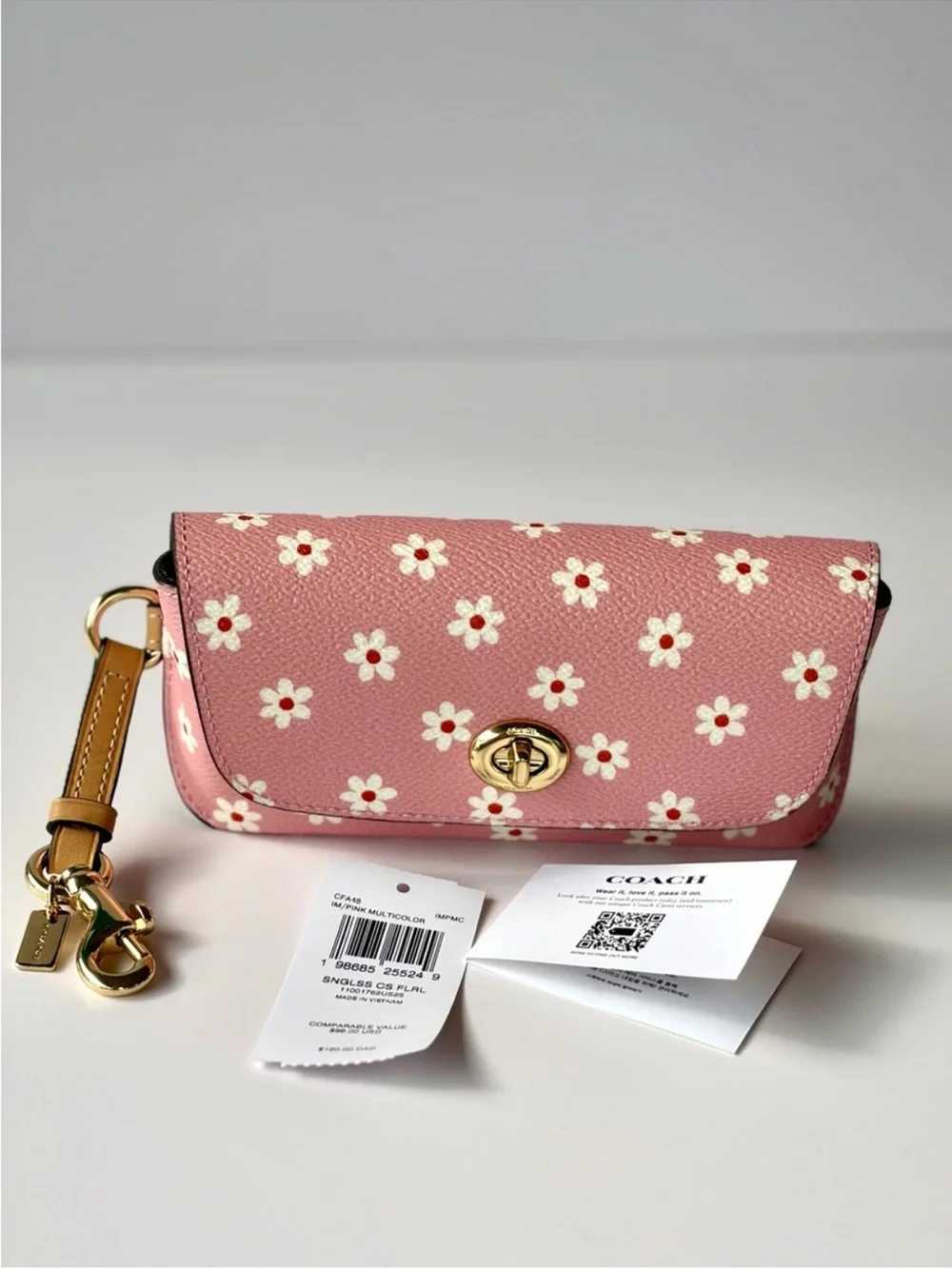 Coach Sunglass Case Floral Print